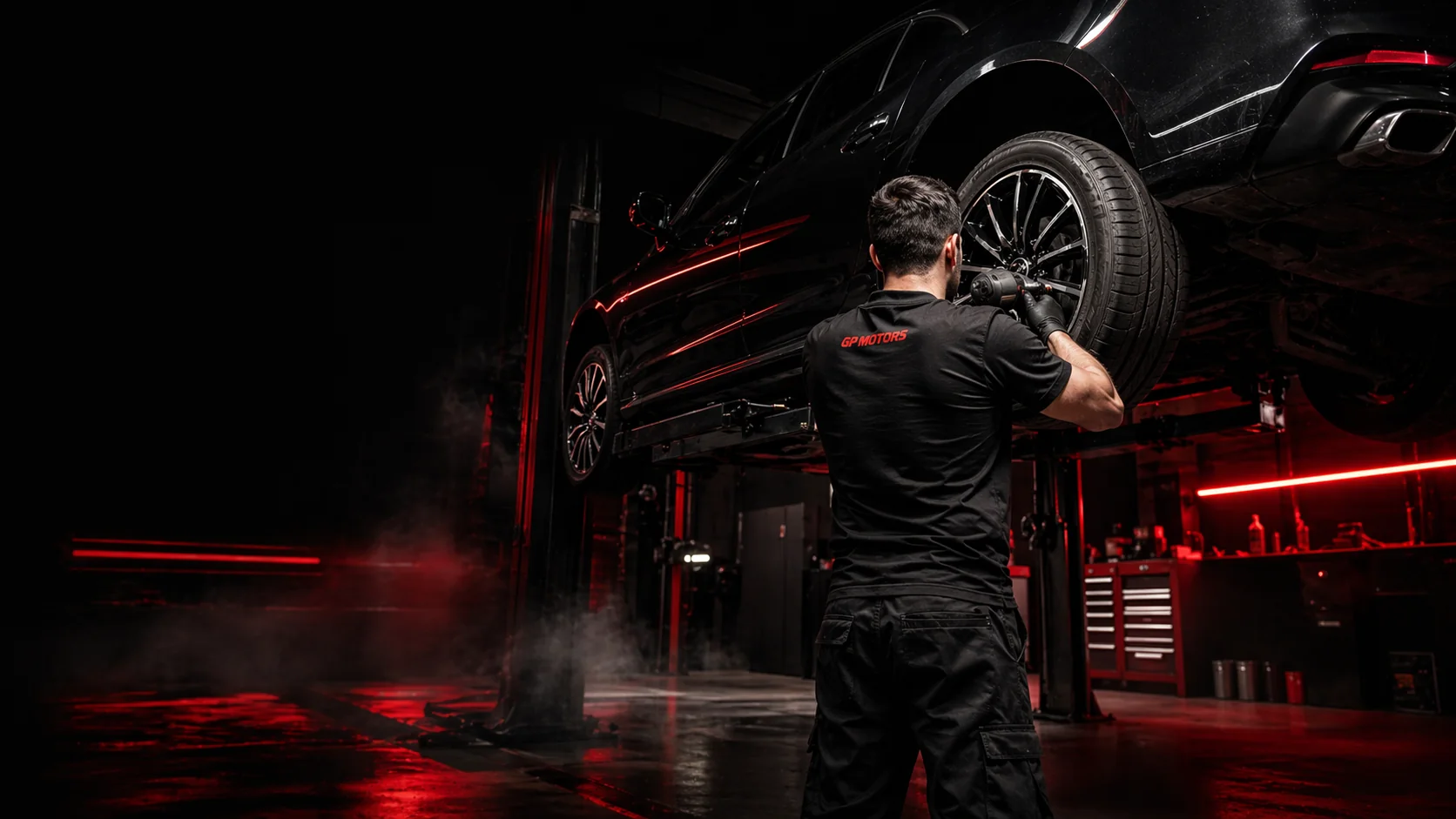 GP MOTORS service visual
